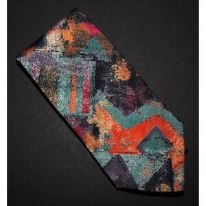 Ketch Men's Abstract 100% Polyester‎ Classic Neck Tie
